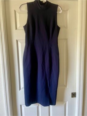 White House Black Market Navy Dress size 8 women’s